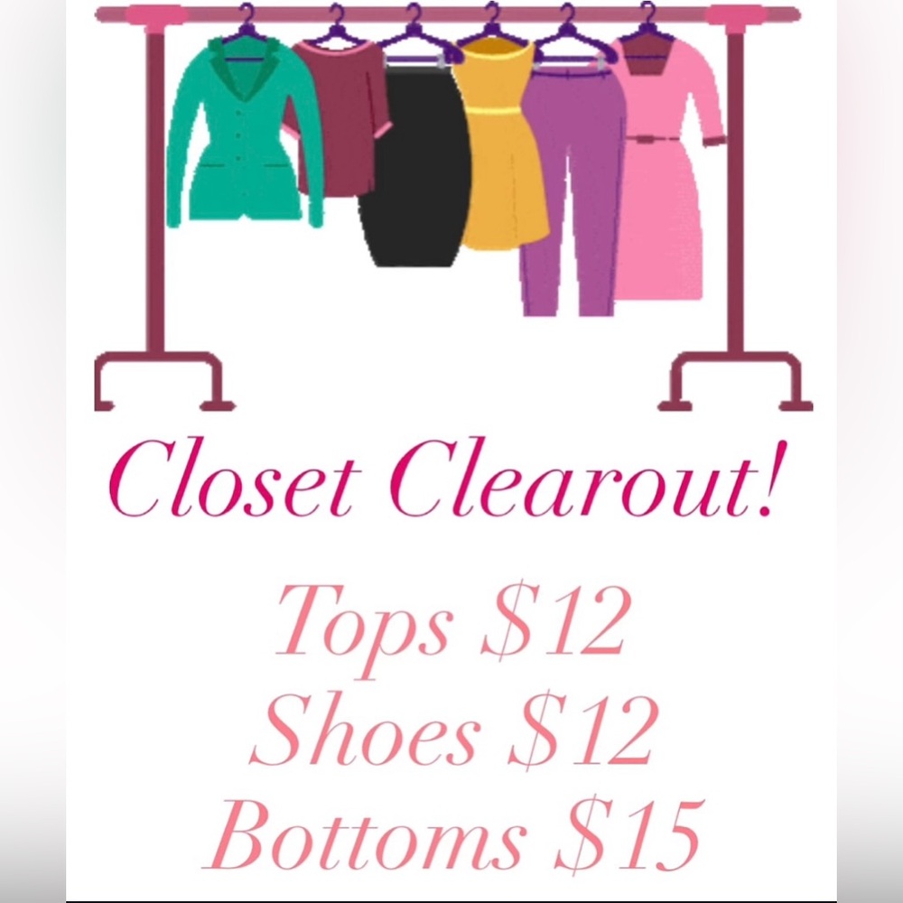 Closet Clearance!